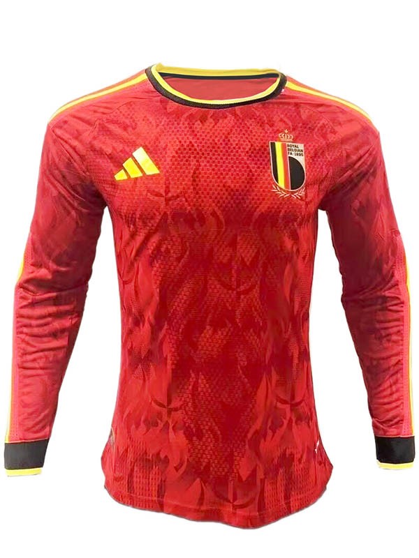 Belgium domicile maillot manches longues uniforme coupe monde 2026